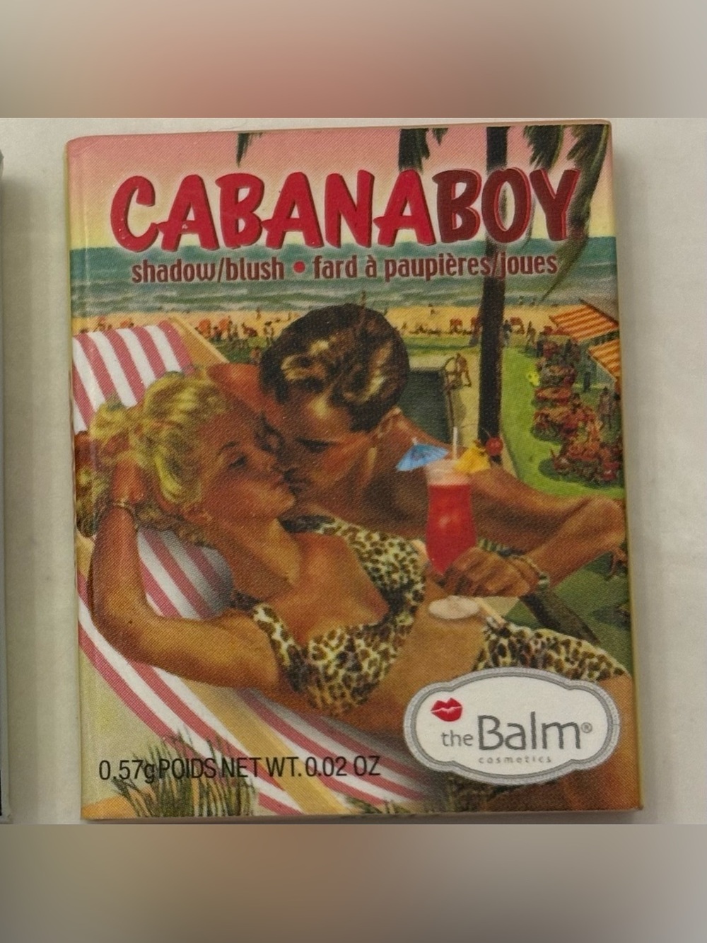 The Balm Cabana Boy Eye Shadow / Blush Travel Size .57g NEW